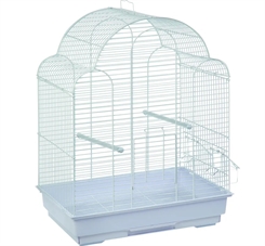 Budgie Bali fuglebur hvid - LBH42x30x57,5​​cm
